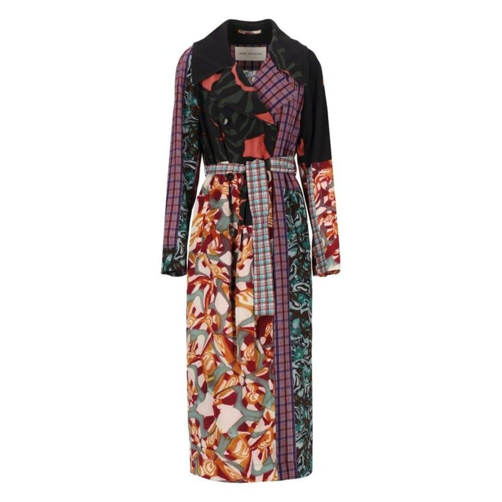 Dries Van Noten Women Rolana Printed Chiffon Coat